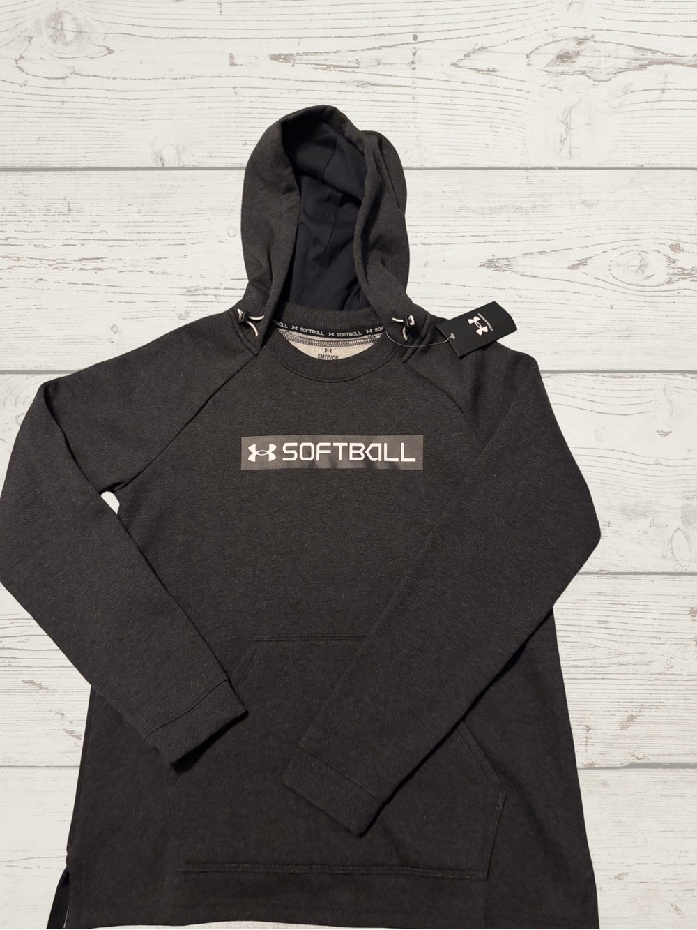 NWT ~ Under Armour Women’s Black Crewneck Softball Hoodie